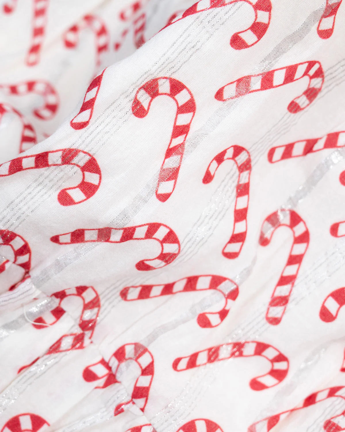 Smockingbird - Candy Cane Puff Sleeve Bubble