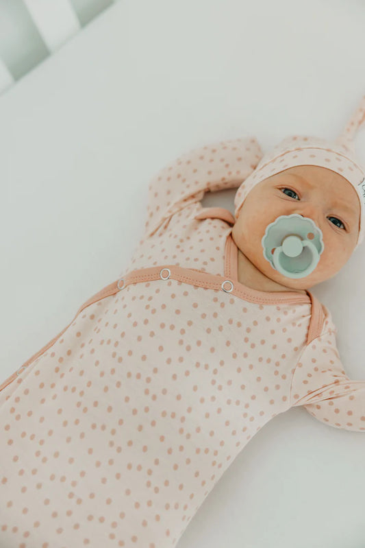 Copper Pearl - Dottie Newborn Knotted Gown