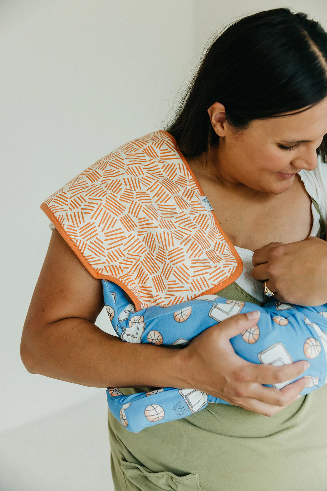 Copper Pearl - Dunk Burp Cloth Set