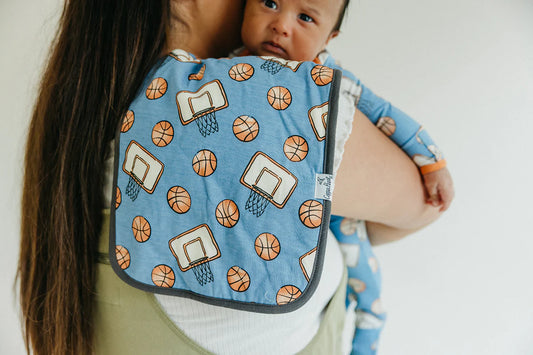 Copper Pearl - Dunk Burp Cloth Set