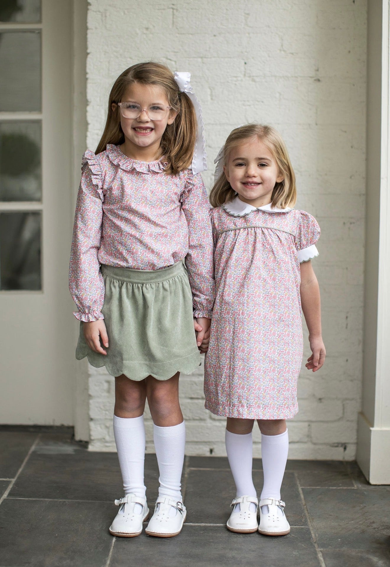 Lullaby Set | Memory Making Scalloped Dress - Autumn Garden