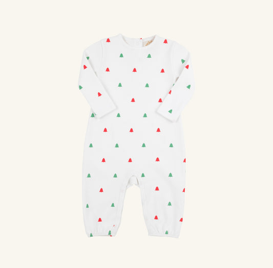 TBBC | LS Patton Play Romper - Thomas Point Tree Farm