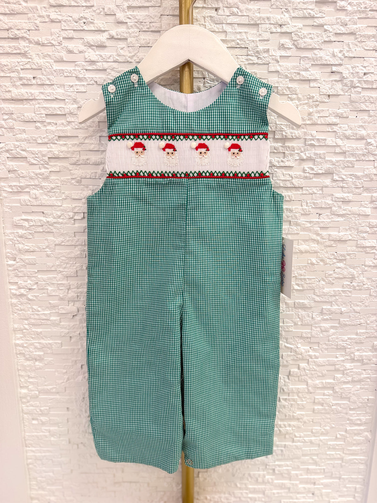 Lulu Bebe | Santa Smocked Longall