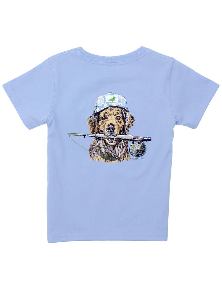 Properly Tied | Fishing Buddy Light Blue Tee