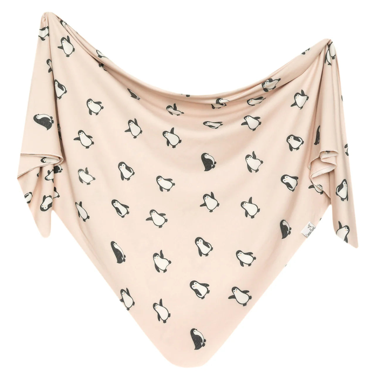 Copper Pearl | Penguins Knit Swaddle