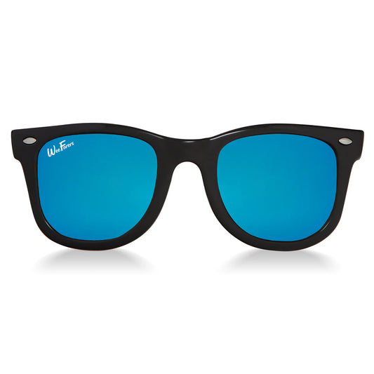 WeeFarers Polarized Sunglasses - Black/Ocean Blue