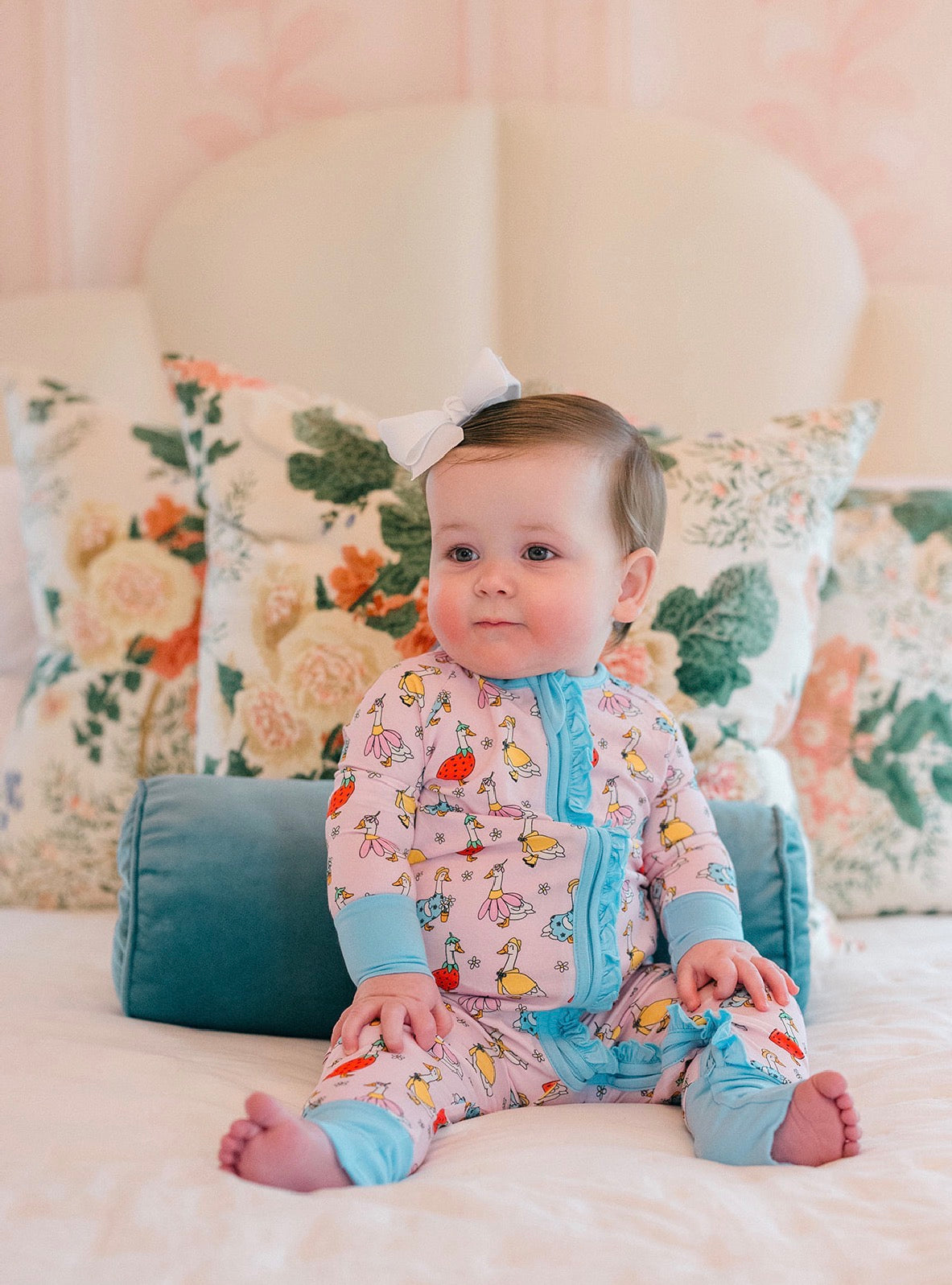 Poppy Kids | Silly Goose Ruffle Romper