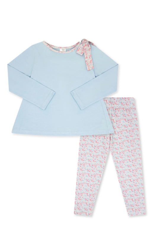 Set Athletics | Madeline Legging Set - Petal Play/Cotton Candy Blue