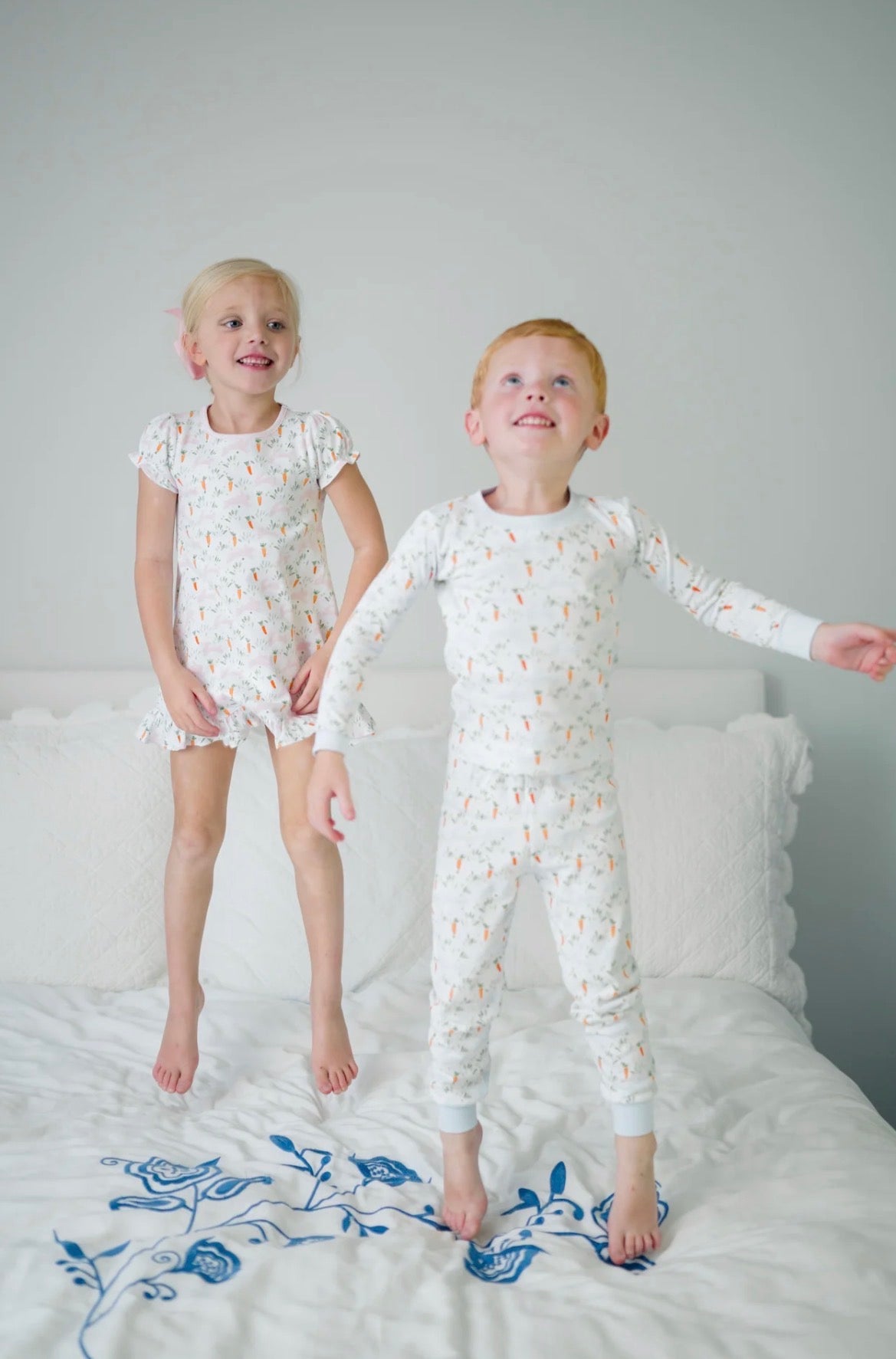 Proper Peony | Peeps Blue Pajama Set
