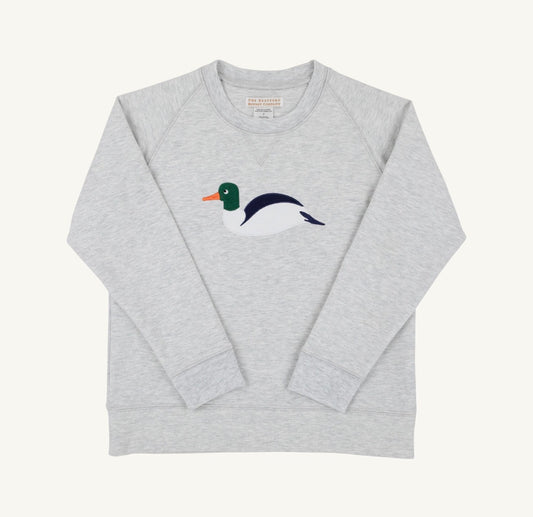 TBBC | Cassidy Comfy Crewneck Heathered - Grantley Gray/Duck