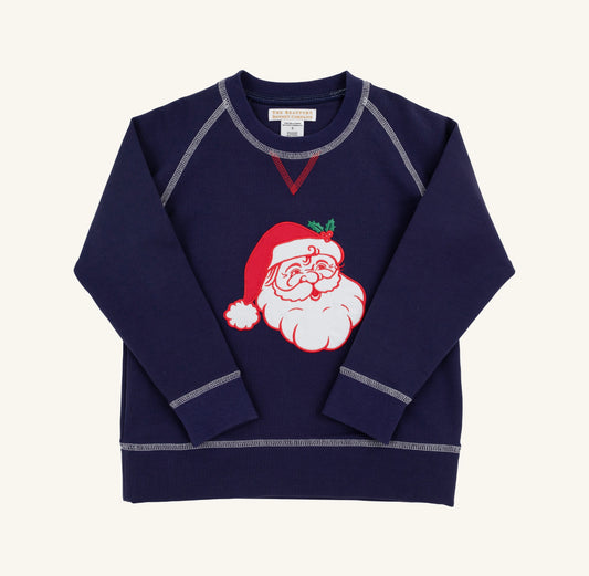 TBBC | Cassidy Comfy Crewneck - Nantucket Navy/Santa