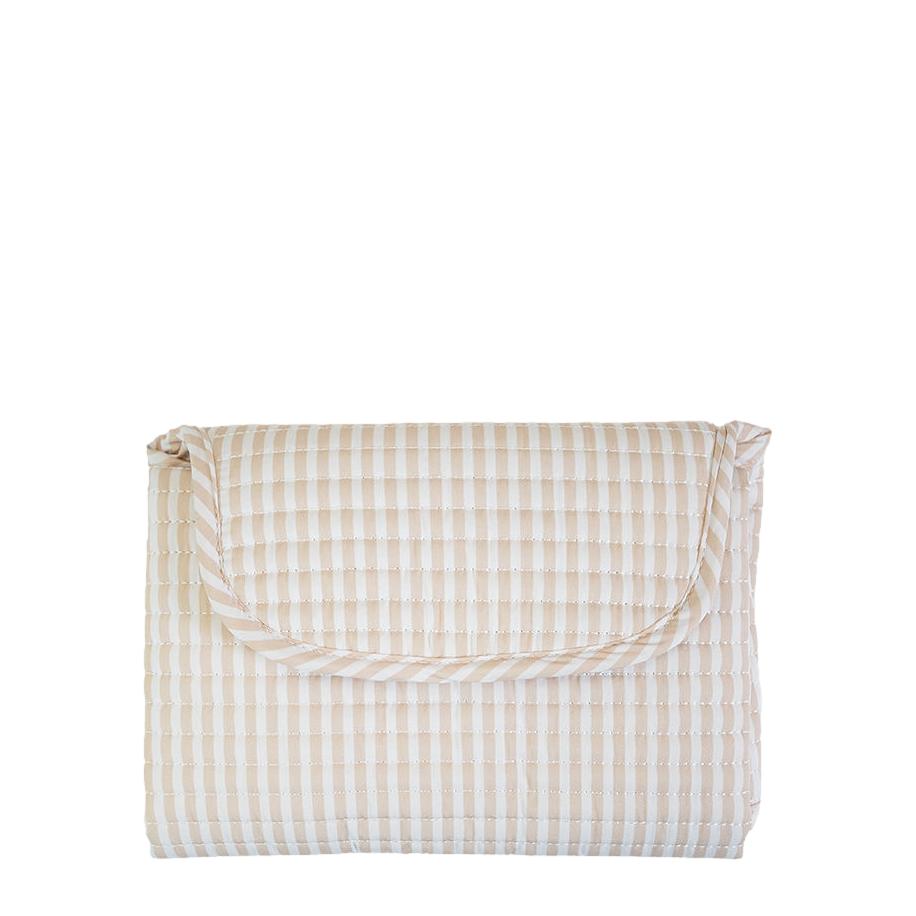TRVL | Quilted Changing Mat - Pimlico Stripe Sand