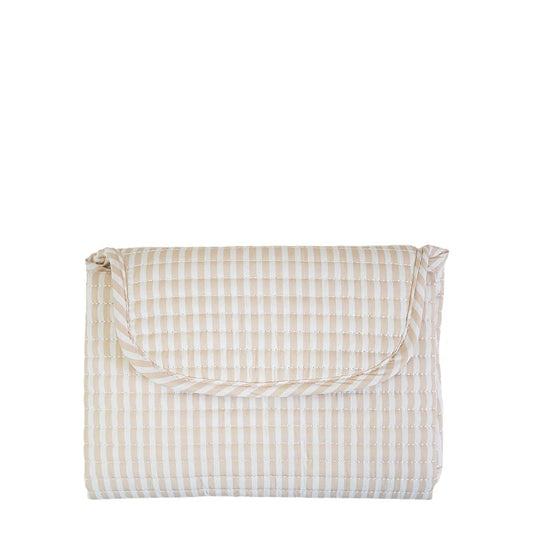 TRVL | Quilted Changing Mat - Pimlico Stripe Sand
