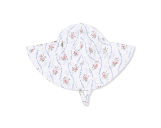 Angel Dear | Heirloom Rose Stripe Wide Brim Sun Hat