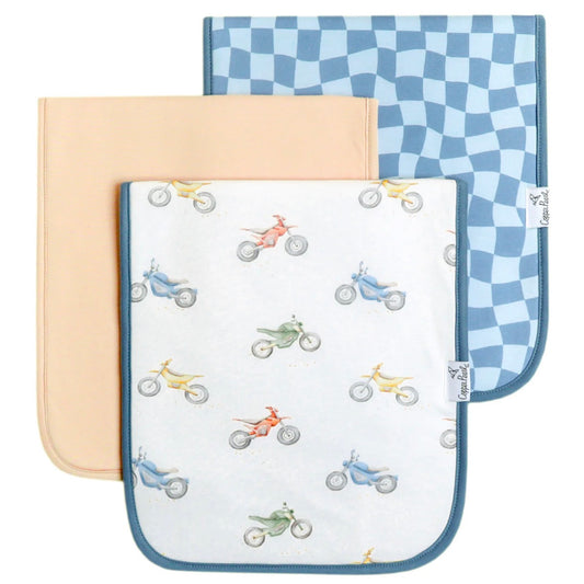 Copper Pearl | Ryder Burp Cloth Set