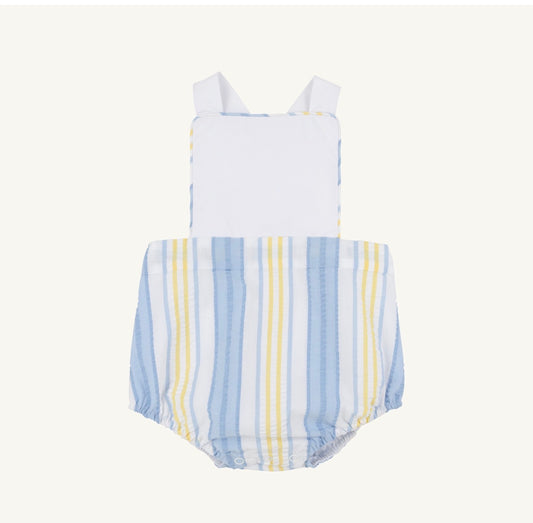 TBBC | Sayre Sunsuit - SoBro Seersucker
