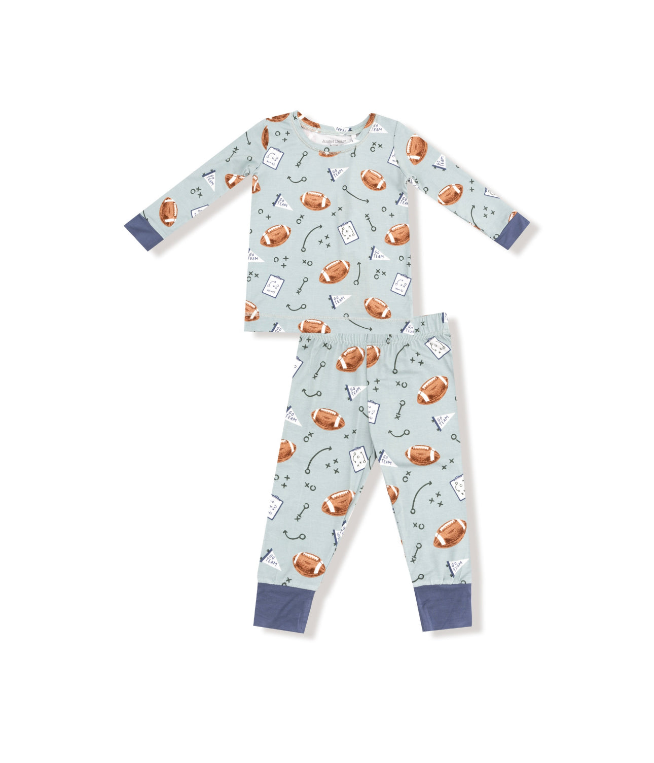 Angel Dear | Touchdown Time Grey Mist Loungewear Set