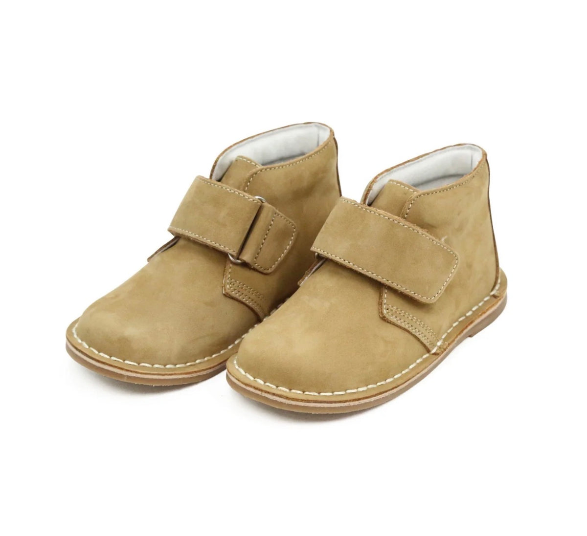 L'Amour | Emmett Velcro Bootie Nubuck Khaki