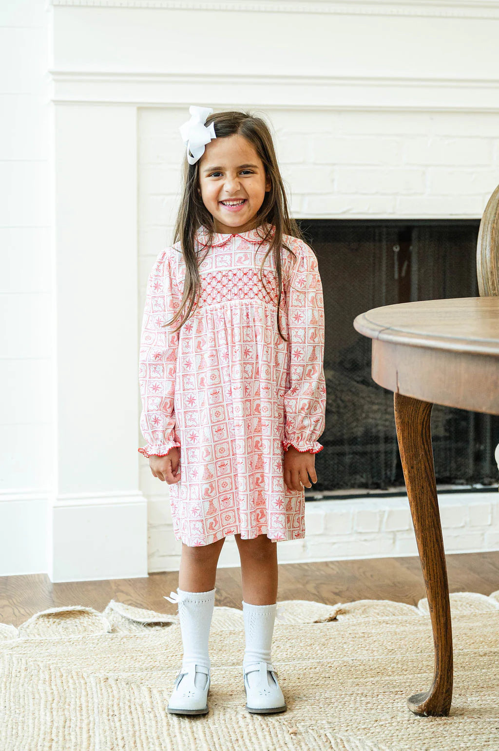 Ruth & Ralph | Christmas Tiles Libby Dress