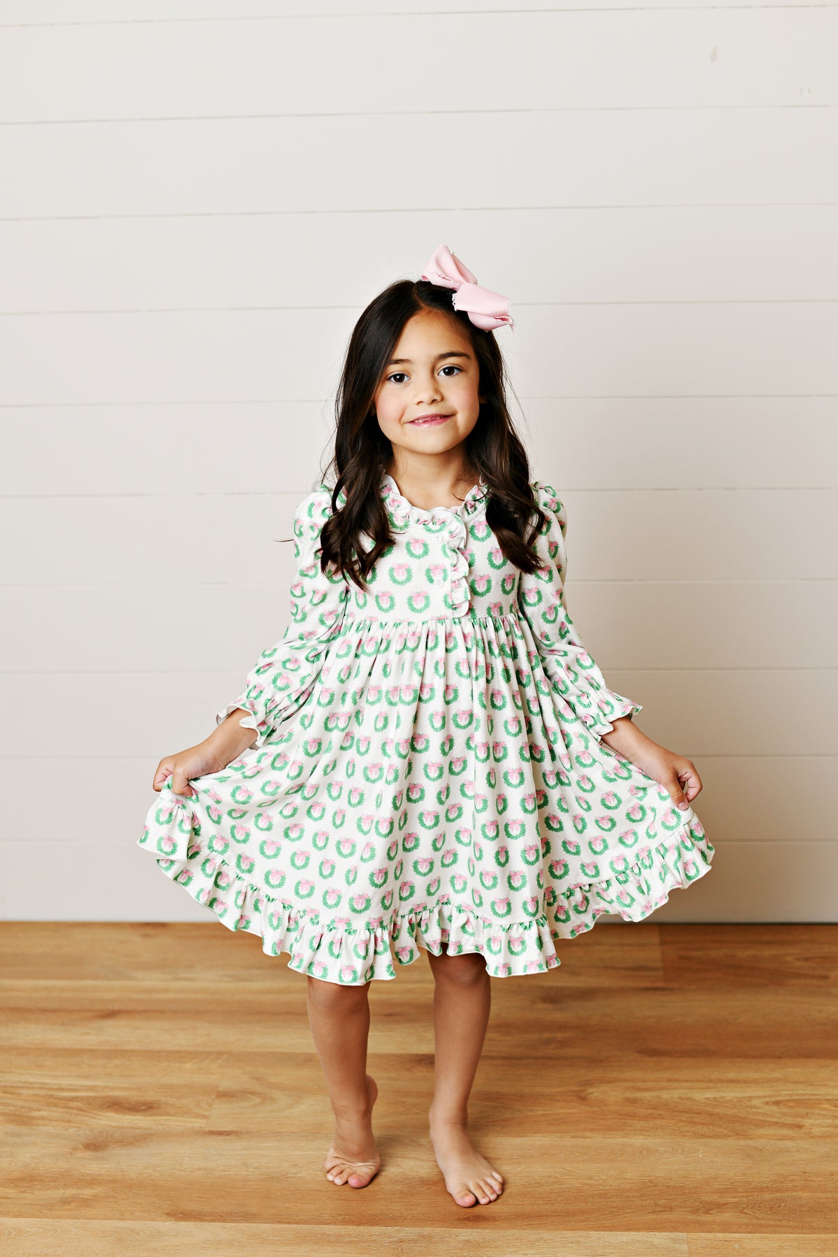 Swoon | Holiday Wreath Butterknit Play Dress