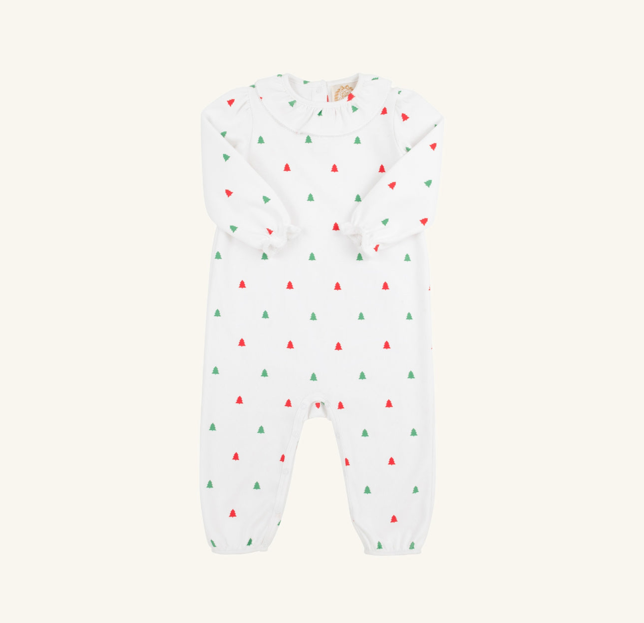 TBBC | LS Ramona Ruffle Romper - Thomas Point Tree Farm