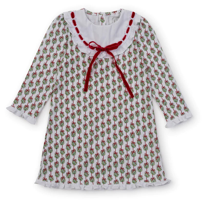 Lila & Hayes - Emersyn Dress Merry Mistletoe