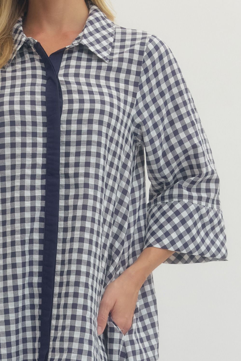 Etta Gingham Midi Dress