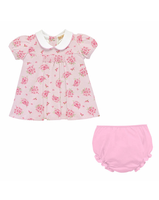 Baby Club Chic | Soft Hydrangea Printed Dress