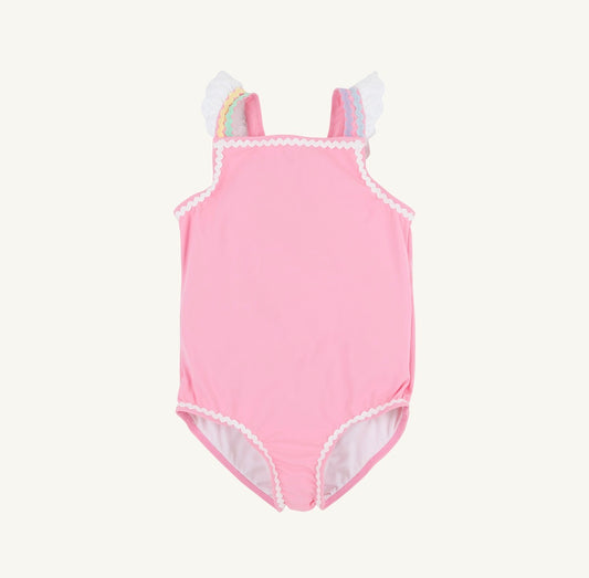 TBBC | Long Bay Bathing Suit - Hamptons Hot Pink