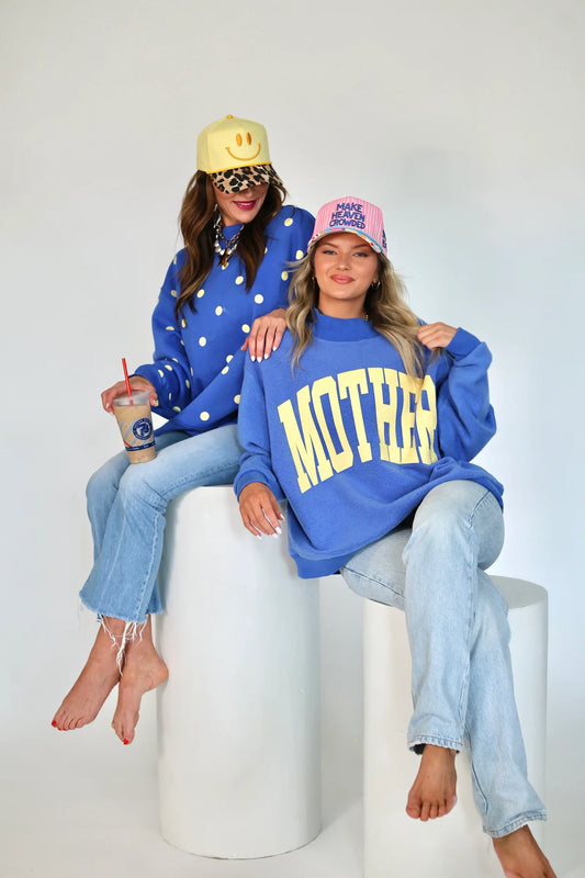 P&P | Mother 2-Sided Mock Neck Sweatshirt