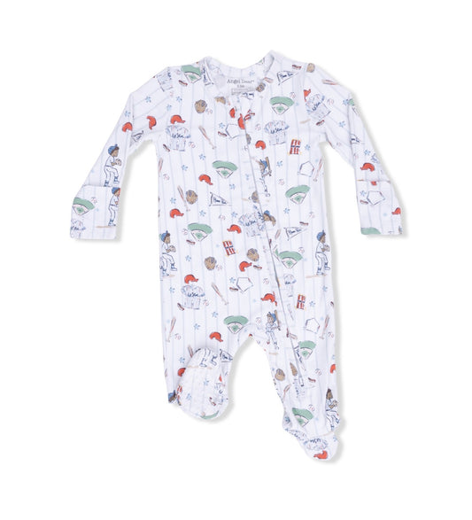 Angel Dear | Home Run Baseball 2-Way Zipper Footie