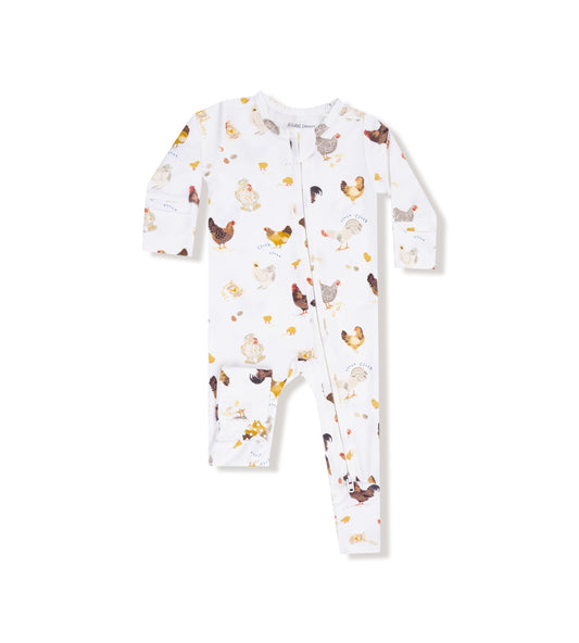 Angel Dear | Collector Chickens Zipper Romper