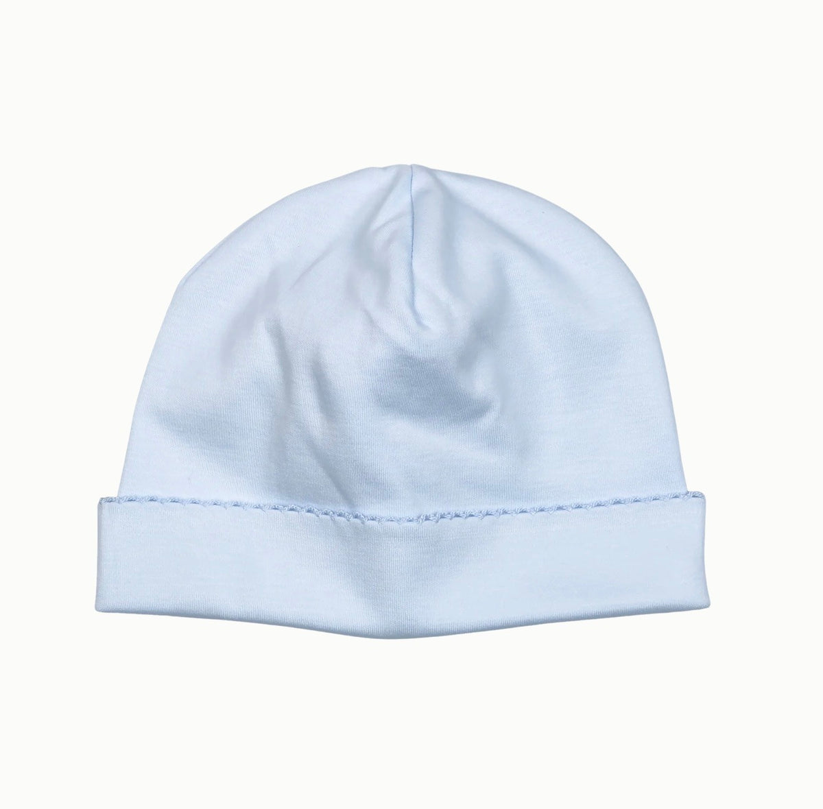 Baby Loren | Blue Picot Trim Hat