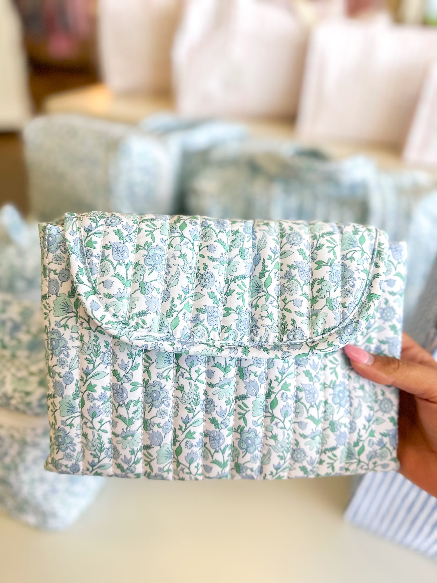 TRVL | Quilted Changing Pad - Hamptons Floral