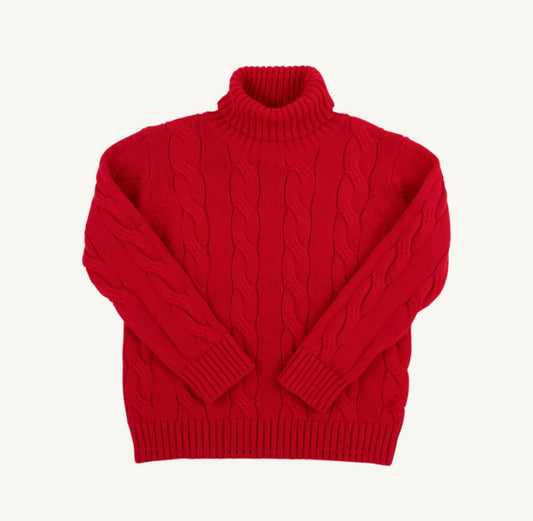TBBC | Townsend Turtleneck- Richmond Red