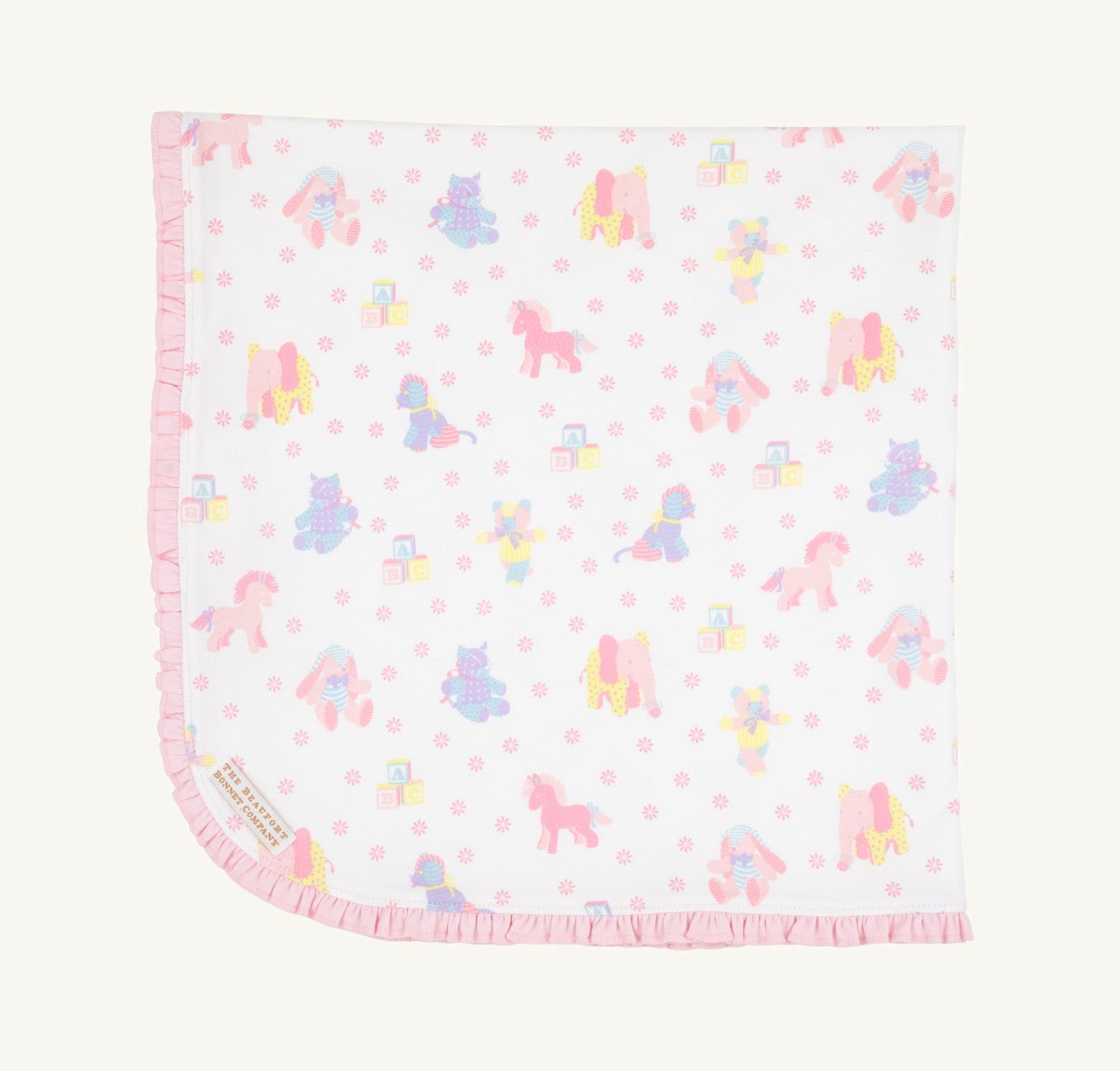TBBC | Baby Buggy Blanket - Cuddle Up Cutie/Palm Beach Pink