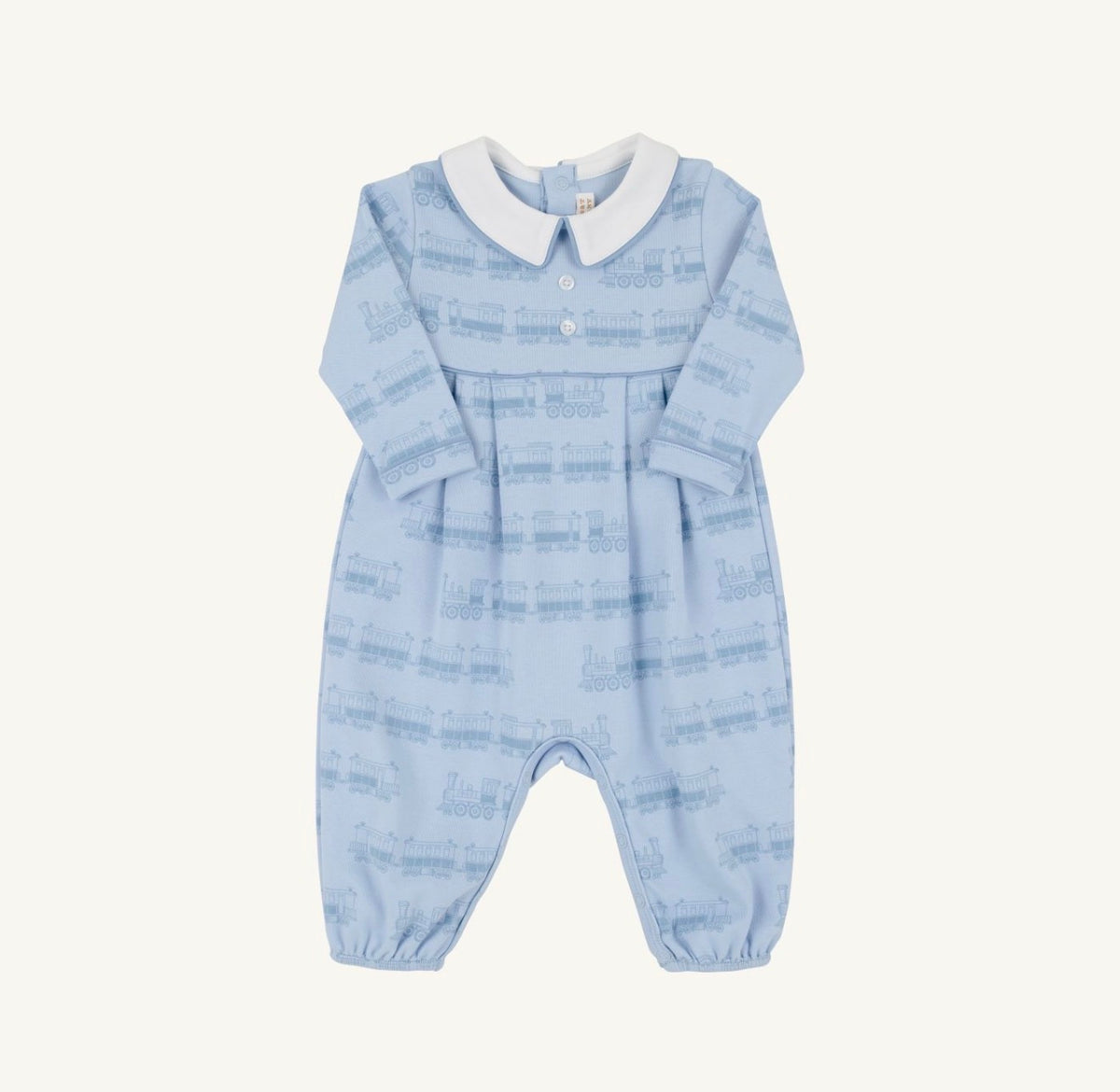 TBBC | Bradford Romper - Blue Choo Choos