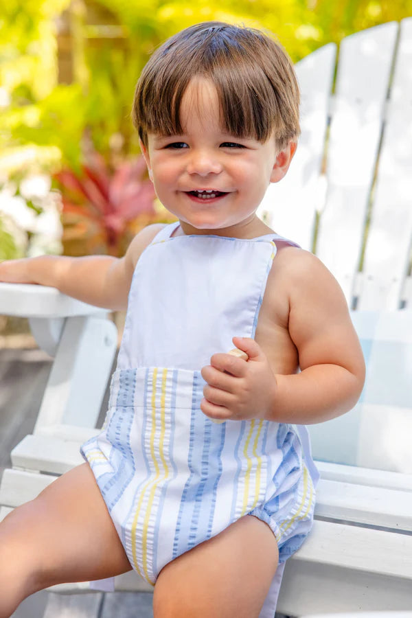 TBBC | Sayre Sunsuit - SoBro Seersucker