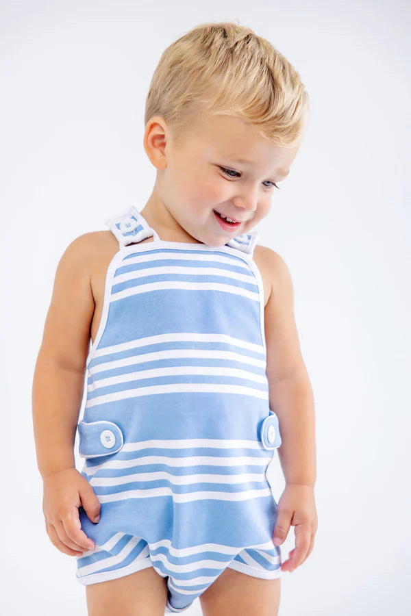 TBBC | Skipper Sunsuit - Saddle Ridge Stripe