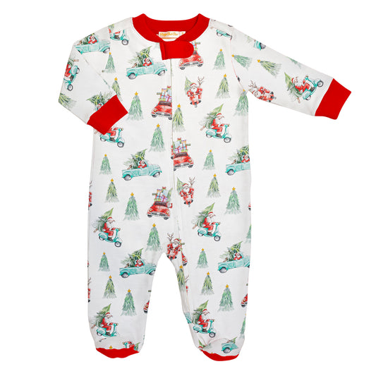 Baby Club Chic - Santa is Here Footie