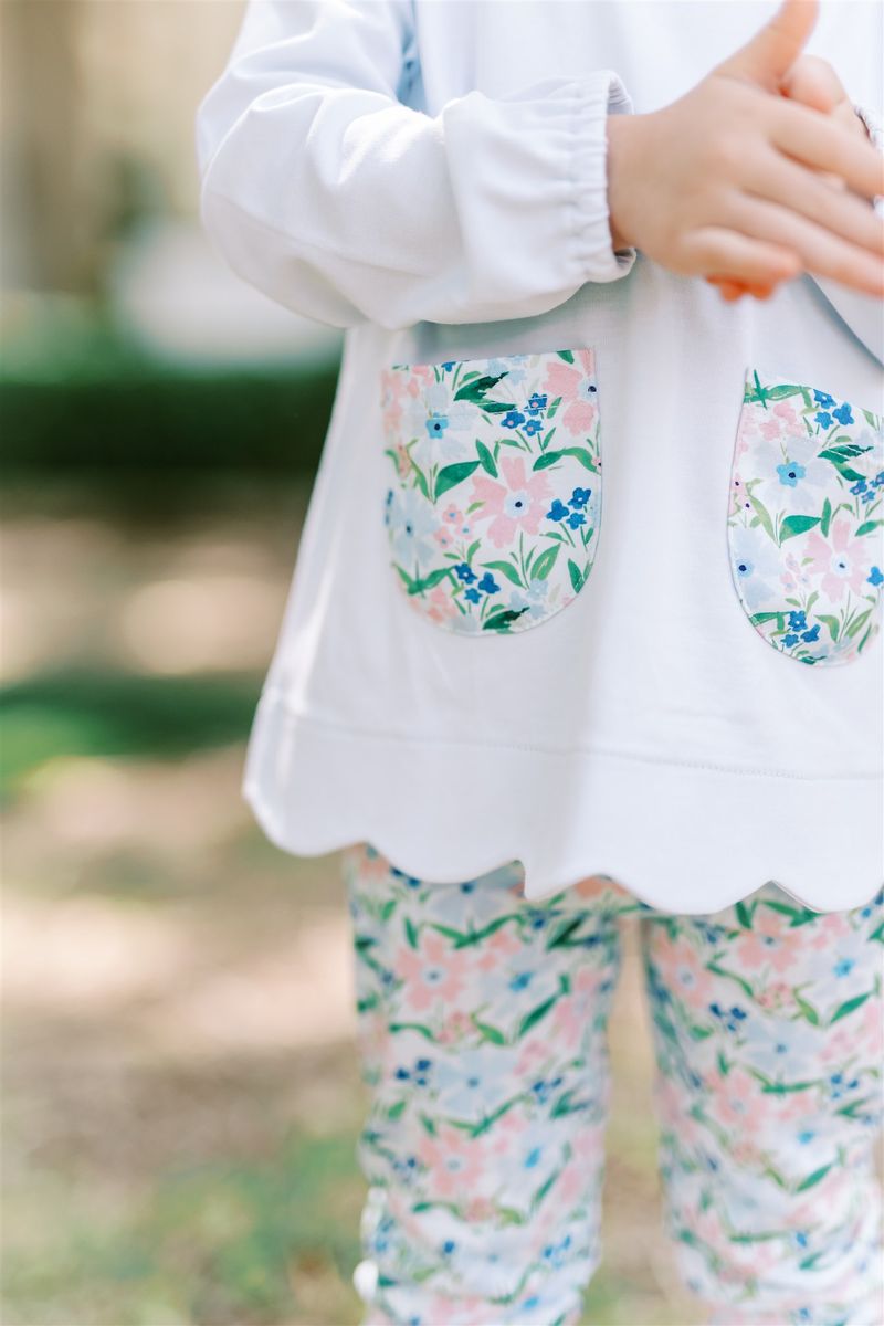 Proper Peony - Flanders Poppy Tunic/Legging Set