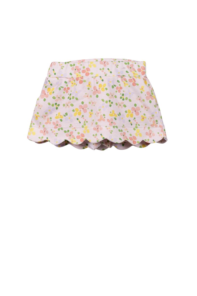 Proper Peony - Betty Floral Scallop Skirt Set