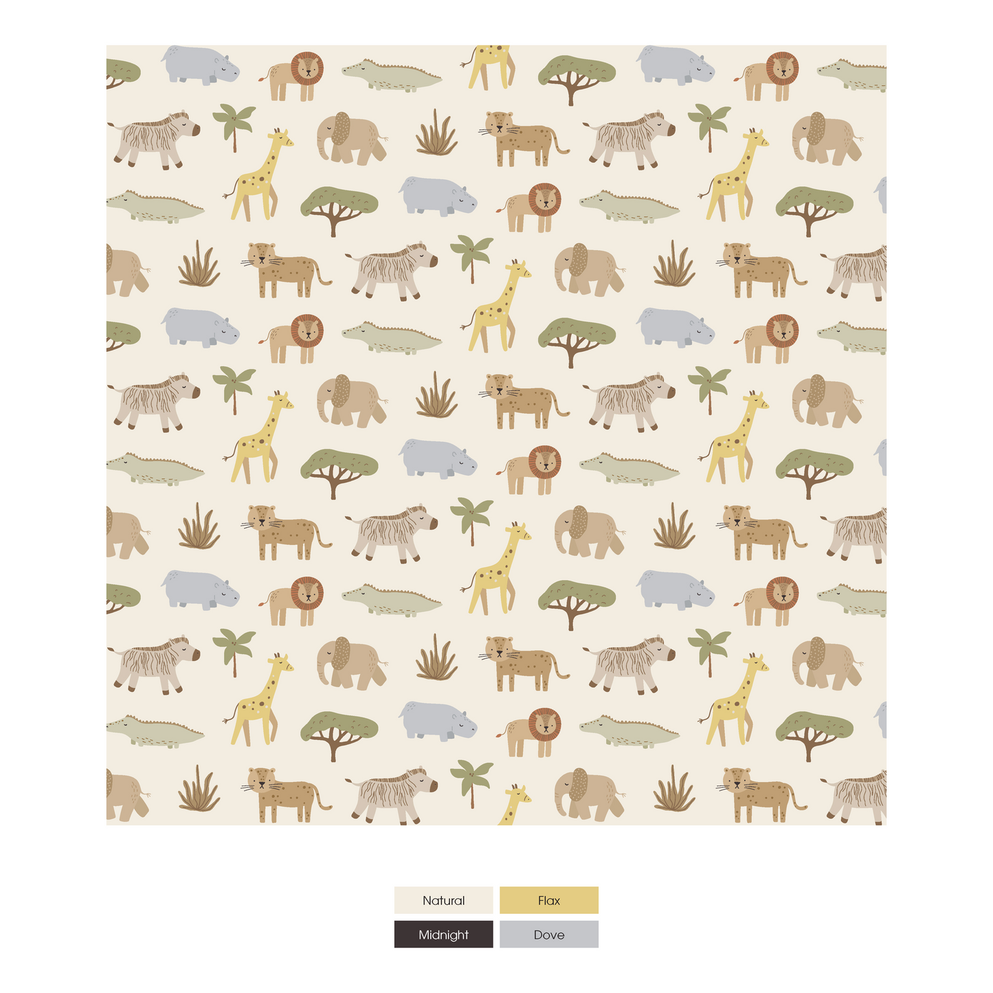 Kickee | Natural Mini Safari Footie