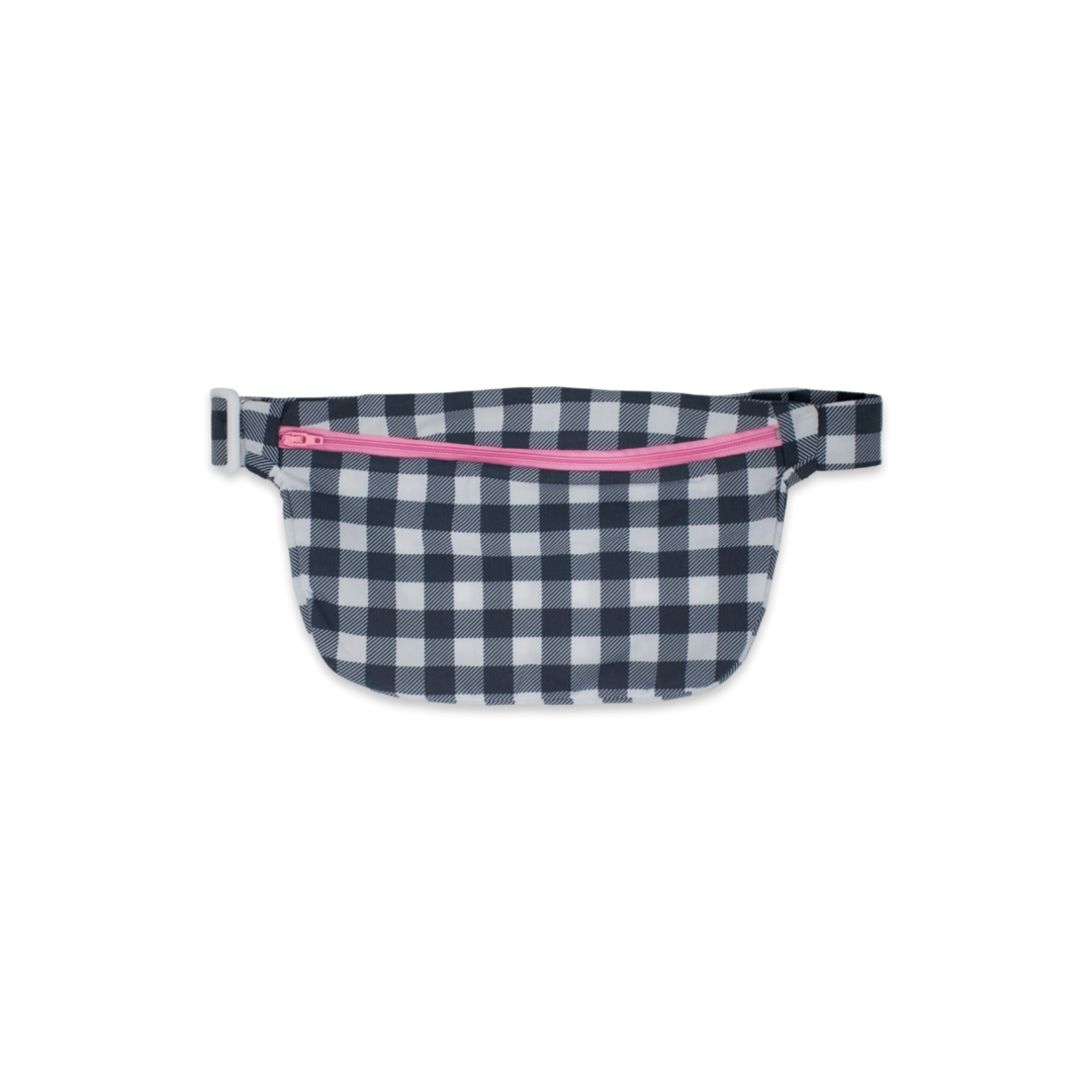 SET Athleisure - Navy Check Fanny Pack