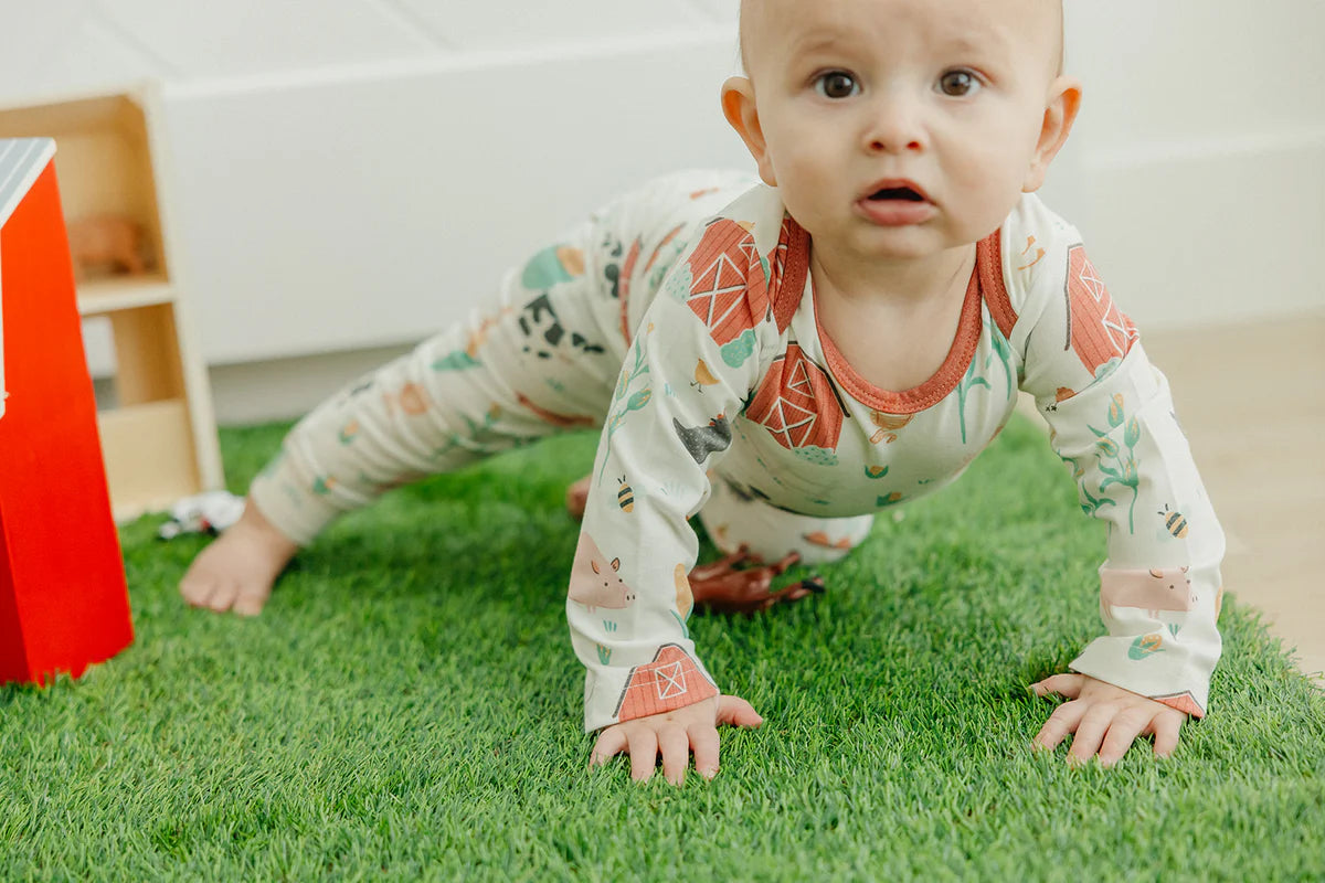 Copper Pearl - Farmstead Baby Pant Set