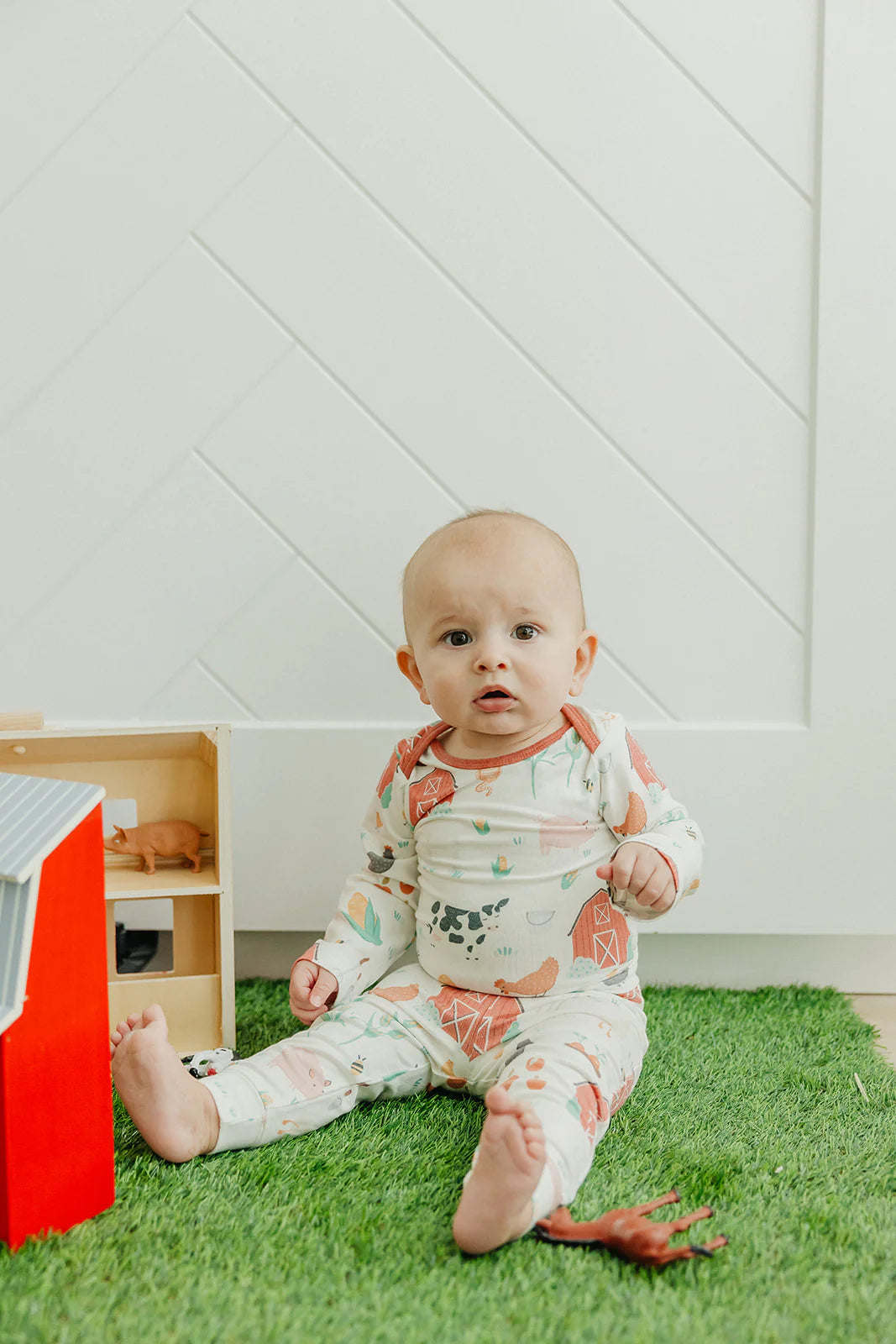 Copper Pearl - Farmstead Baby Pant Set