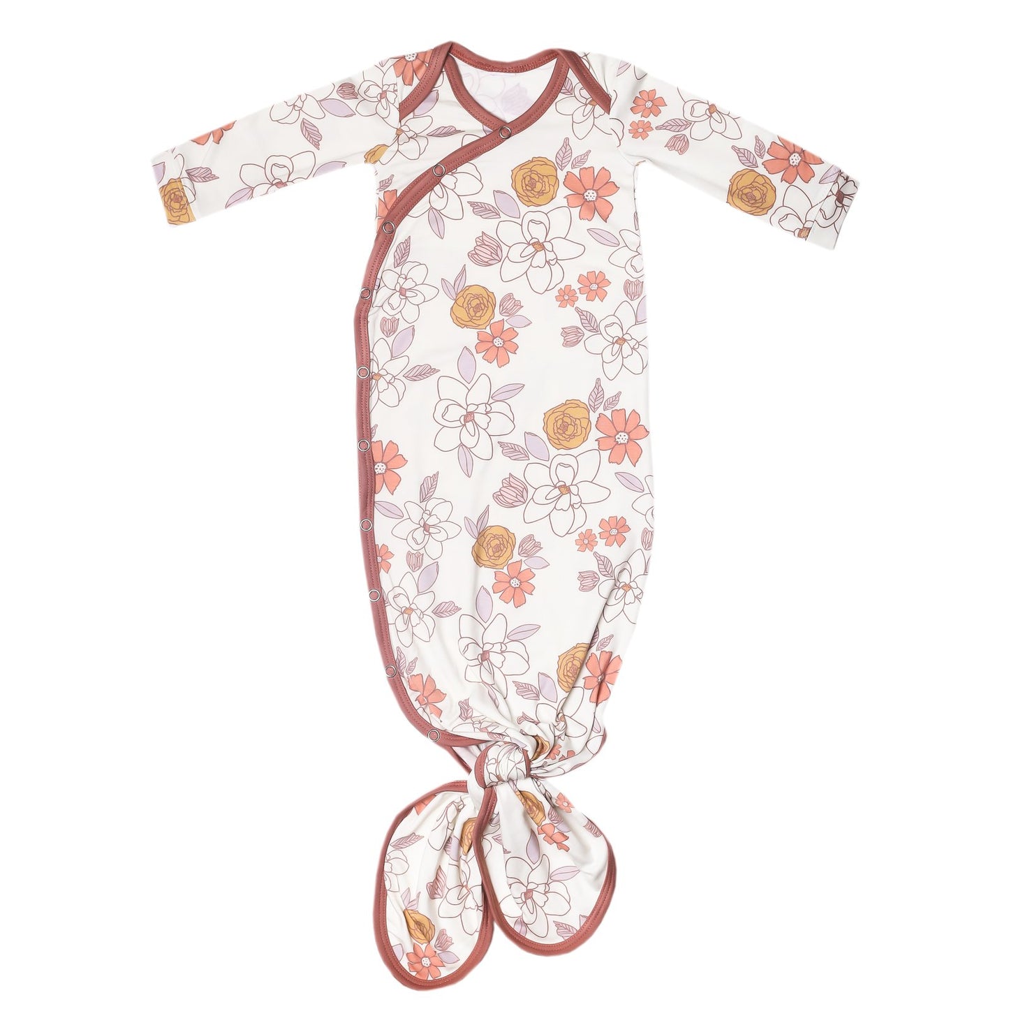 Copper Pearl - Ferra Newborn Knotted Gown