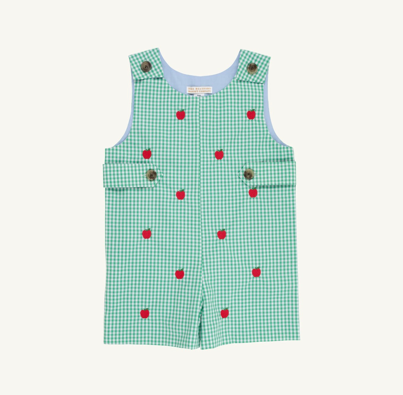 TBBC | Critter Jack Keene Jon Jon - Gibson Island Green Mini Gingham