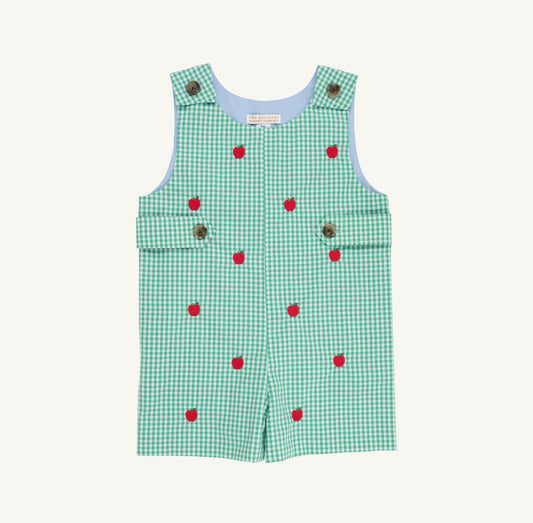 TBBC | Critter Jack Keene Jon Jon - Gibson Island Green Mini Gingham