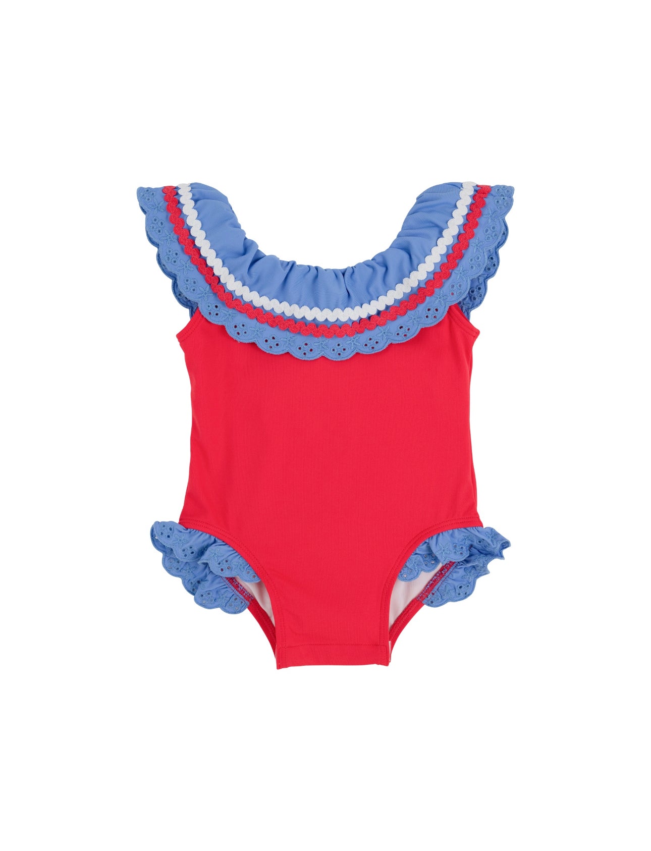 TBBC | Sandy Lane Swimsuit - Richmond Red/Barbados Blue